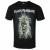 Men's T-shirt Iron Maiden - Eddie 40th Anniversary BL - ROCK OFF -Halloween Mens Wear Store 126311 sa029