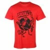 Men's T-shirt Social Distortion - Speakeasy Checkerboard RED - ROCK OFF -Halloween Mens Wear Store 126329 aaw016