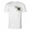 Men's T-shirt Bullet For My Valentine - Album Cropped & Logo WHT - ROCK OFF -Halloween Mens Wear Store 126363 saw014