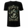 Men's T-shirt Jimi Hendrix - Art Nouveanu - Black -Halloween Mens Wear Store 126447 f