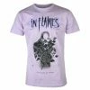 Men's T-shirt In Flames - Rose Reaper - Lila -Halloween Mens Wear Store 126504 fw003