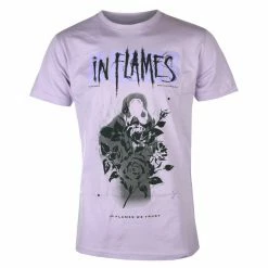 Men's T-shirt In Flames - Rose Reaper - Lila