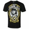Men's T-shirt Bob Marley - Freedom Fighter - Black -Halloween Mens Wear Store 127538 sa041