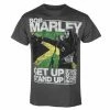 Men's T-shirt Bob Marley - Get Up - Grau -Halloween Mens Wear Store 127557 sa047