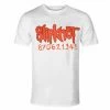 Men's T-shirt Slipknot - 20th Anniversary Card - White -Halloween Mens Wear Store 128132 t p gildan white p000