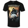 Men's T-shirt Powerwolf - Wolves Against The World - Black -Halloween Mens Wear Store 128142 sa023