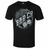 Men's T-shirt Bad Company - Straight Shooter Roundel - BLACK - ROCK OFF 1 Men's T-shirt Bad Company - Straight Shooter Roundel - BLACK - ROCK OFF -Halloween Mens Wear Store 128152 sa006