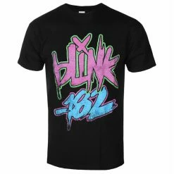 Men's T-shirt Blink 182 - Neon Logo - BLACK - ROCK OFF