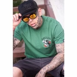 T-shirt Hardcore Men's - RIGONI SKULL - SULLEN -Halloween Mens Wear Store 2758 003