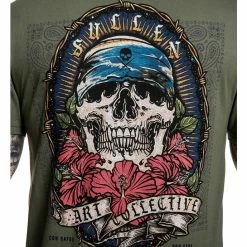 T-shirt Hardcore Men's - SKULLOHA - SULLEN -Halloween Mens Wear Store 2787 6pvpp