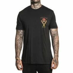 T-shirt Hardcore Men's - LIO BADGE - SULLEN -Halloween Mens Wear Store 3108 78 p