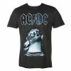 T-shirt Metal Men's AC-DC - CLIPPED - AMPLIFIED -Halloween Mens Wear Store 5852005