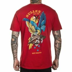 Men's T-shirt SULLEN - GET SALTY - RED