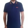 Men's T-shirt AC / DC - Classic Logo - NAVY Polo - ROCK OFF -Halloween Mens Wear Store 5cutoass