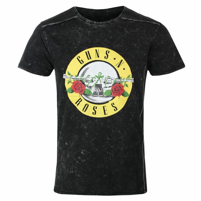 Men's T-shirt Guns N' Roses - Classic Snow Logo - BLACK - ROCK OFF 3 Men's T-shirt Guns N' Roses - Classic Snow Logo - BLACK - ROCK OFF