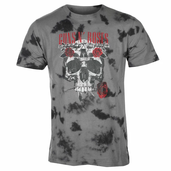 Men's T-shirt Guns N' Roses - Flower Skull - ROCK OFF 3 Men's T-shirt Guns N' Roses - Flower Skull - ROCK OFF