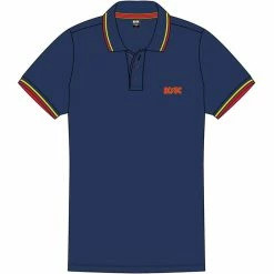 Men's T-shirt AC / DC - Classic Logo - NAVY Polo - ROCK OFF -Halloween Mens Wear Store 6cutoass