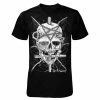 Men's T-shirt Six Feet Under - Penta Skull - ART WORX 1 Men's T-shirt Six Feet Under - Penta Skull - ART WORX -Halloween Mens Wear Store 711275 1