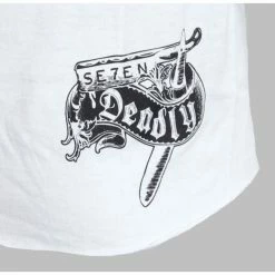 T-shirt Hardcore Men's - Safety Razor BaseBall - SE7EN DEADLY -Halloween Mens Wear Store 82356 82356 2