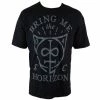 T-shirt Metal Men's Bring Me The Horizon - Hand Drawn Shield - ROCK OFF -Halloween Mens Wear Store 88187 1