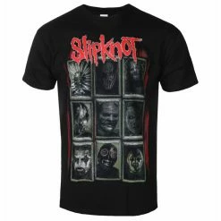 T-shirt Metal Men's Slipknot - New Masks - ROCK OFF