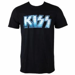 T-shirt Metal Men's Kiss - Metallic Logo - LOW FREQUENCY