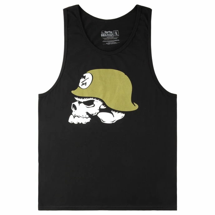 Men's Tank Top METAL MULISHA - OG HELMET BLK 3 Men's Tank Top METAL MULISHA - OG HELMET BLK