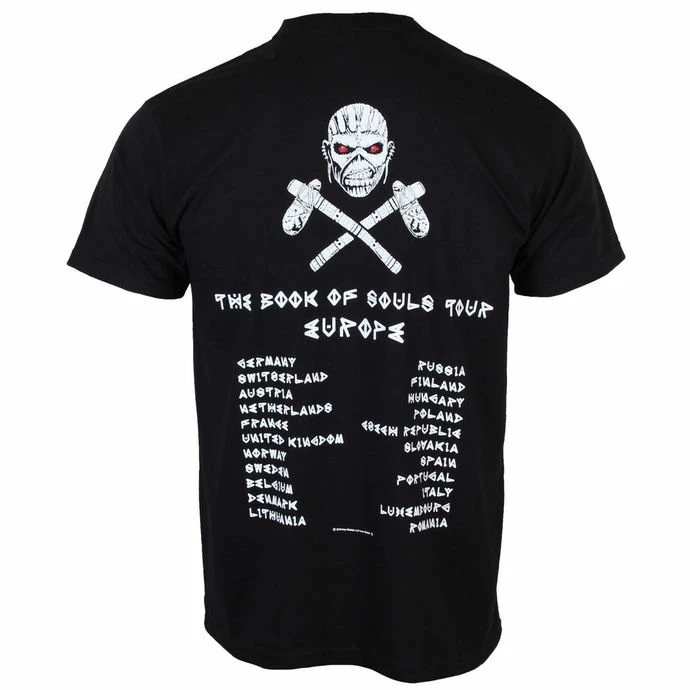 T-shirt Men Iron Maiden - Book Of Souls Euro Tour 2016 - ROCK OFF 4 T-shirt Men Iron Maiden - Book Of Souls Euro Tour 2016 - ROCK OFF - Image 2