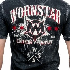 T-shirt Hardcore Men's - Death Mechanic - WORNSTAR -Halloween Mens Wear Store 91258 5