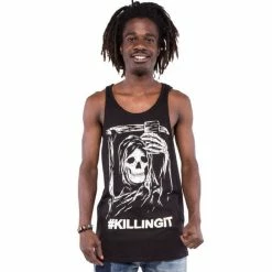 Top Men IRON FIST - Killingit - Graphic - Black