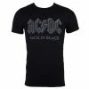 T-shirt Metal AC-DC - Back In Black - LOW FREQUENCY -Halloween Mens Wear Store 91768 1