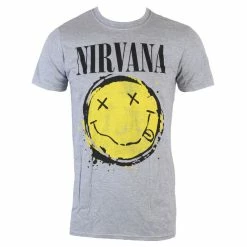 T-shirt Metal Men's Nirvana - Smiley Splat - PLASTIC HEAD