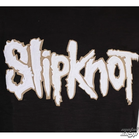 T-shirt Metal Men's Slipknot - Logo & Star Applique Slub - ROCK OFF 4 T-shirt Metal Men's Slipknot - Logo & Star Applique Slub - ROCK OFF - Image 2