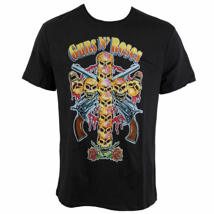 T-shirt Metal Men's Guns N' Roses - Skull Cross - AMPLIFIED 3 T-shirt Metal Men's Guns N' Roses - Skull Cross - AMPLIFIED