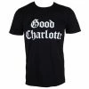 T-shirt Metal Men's Good Charlotte - White Puff Logo - PLASTIC HEAD -Halloween Mens Wear Store 94676 1