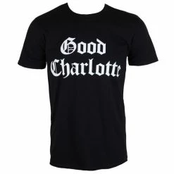 T-shirt Metal Men's Good Charlotte - White Puff Logo - PLASTIC HEAD