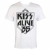 T-shirt Metal Men's Kiss - ALIVE 35 - AMPLIFIED -Halloween Mens Wear Store 94888 1