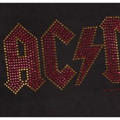 T-shirt Metal Men's AC-DC - CLASSIC LOGO CHARCOAL RED - AMPLIFIED -Halloween Mens Wear Store 94928 2