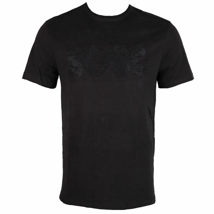T-shirt Metal Men's AC-DC - CLASSIC LOGO CHARCOAL BLACK - AMPLIFIED 3 T-shirt Metal Men's AC-DC - CLASSIC LOGO CHARCOAL BLACK - AMPLIFIED