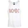 Top Men AC / DC - LOGO WHITE - AMPLIFIED -Halloween Mens Wear Store 94933 1
