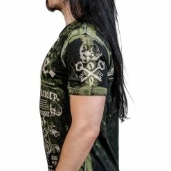 T-shirt Hardcore Men's - Casque - WORNSTAR -Halloween Mens Wear Store 95691 3