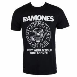 Men's T-shirt Ramones - First World To Ur 1978 - Black - ROCK OFF