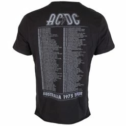 T-shirt Metal Men's AC-DC - TOUR - AMPLIFIED 8 T-shirt Metal Men's AC-DC - TOUR - AMPLIFIED -Halloween Mens Wear Store 96371 2