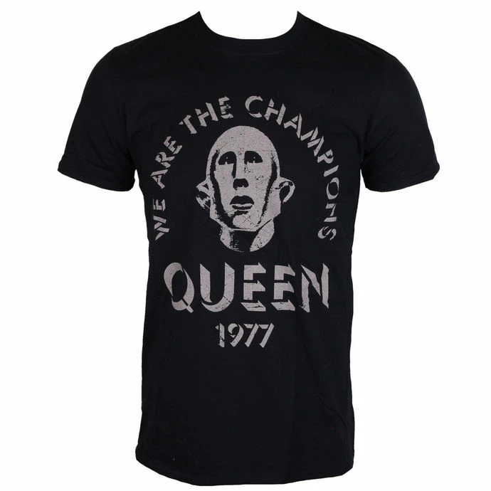 T-shirt Metal Men's Queen - We Are The Champions - ROCK OFF 3 T-shirt Metal Men's Queen - We Are The Champions - ROCK OFF