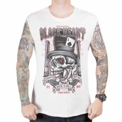 Men's Tank Top BLACK HEART - PISTOLERO - WHITE