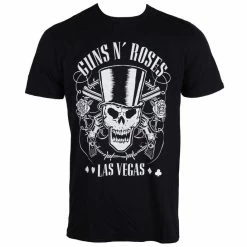T-shirt Metal Men's Guns N' Roses - Skull & Pistols - ROCK OFF