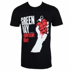 T-shirt Metal Men's Green Day - AMERICAN IDIOT - PLASTIC HEAD