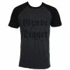 T-shirt Metal Men's Grave Digger - Charcoal/Black - NNM -Halloween Mens Wear Store 97883 2