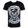 T-shirt Metal Men's Motörhead - Crosses Sword England - ROCK OFF -Halloween Mens Wear Store 98864 1