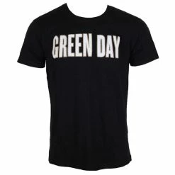 T-shirt Metal Men's Green Day - Logo & Grenade Applique Slub - ROCK OFF